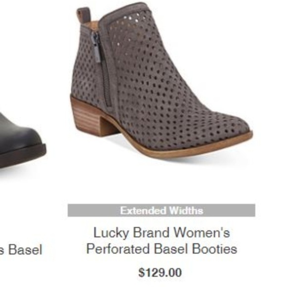 Lucky Brand Shoes - Lucky brand, Basel Bootie in dark stone